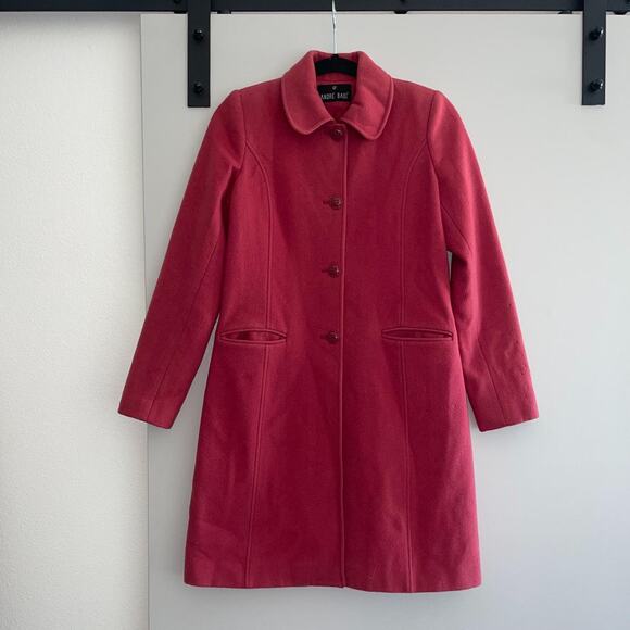 Red Vintage Cherry Coat - Picture 1 of 3